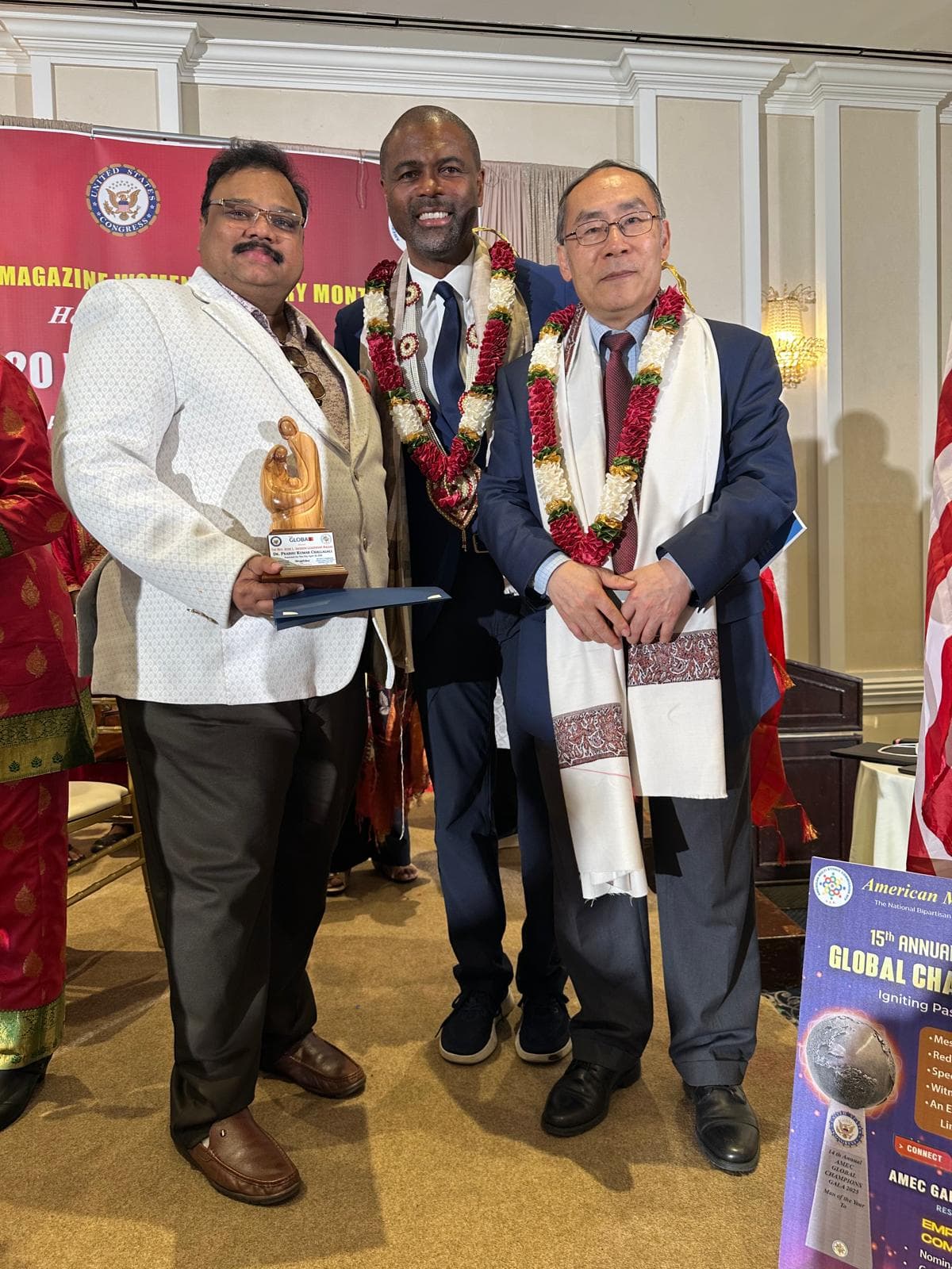Dr Prabhukumar Challagali honoured with the Reverend Jesse Jackson Award at the 2.0 Health Conference, Las Vegas